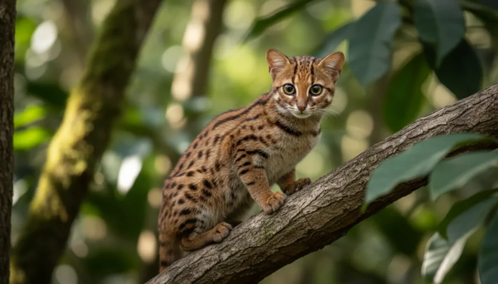 Rusty-spotted Cat – Curiosities, Facts, Habitat, Species Protection Kotek_rudy__Ciekawostki__Fakty_i_Siedlisko-0