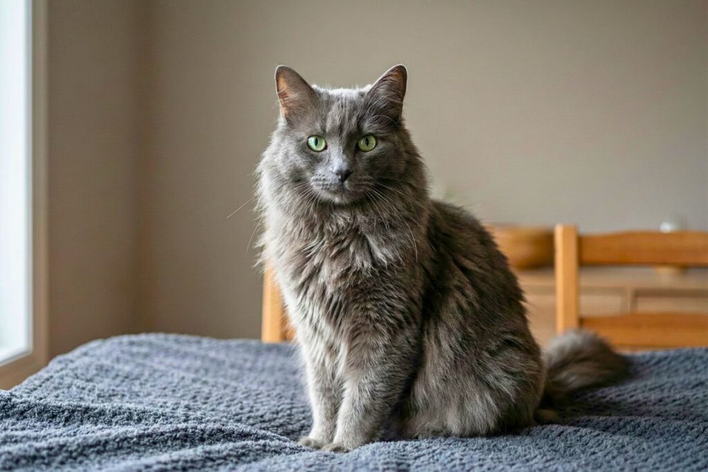 Nebelung Cat – The Long-Haired Blue Feline from Russia