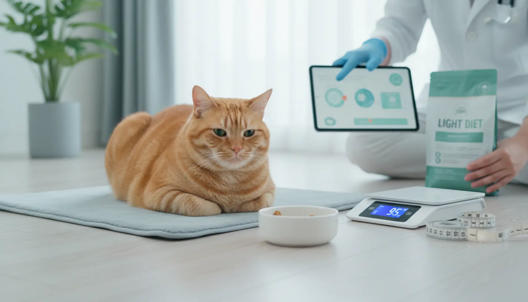 How to safely help your cat lose weight at home – diets and exercise