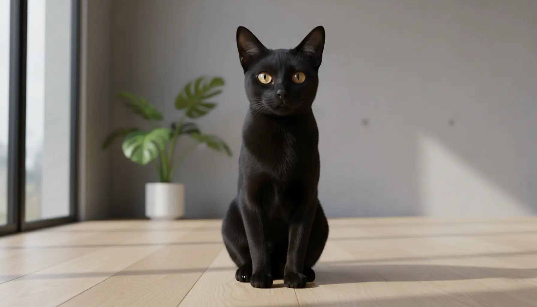 Kot bombajski opis rasy cena charakter niezwykłej czarnej mini pantery