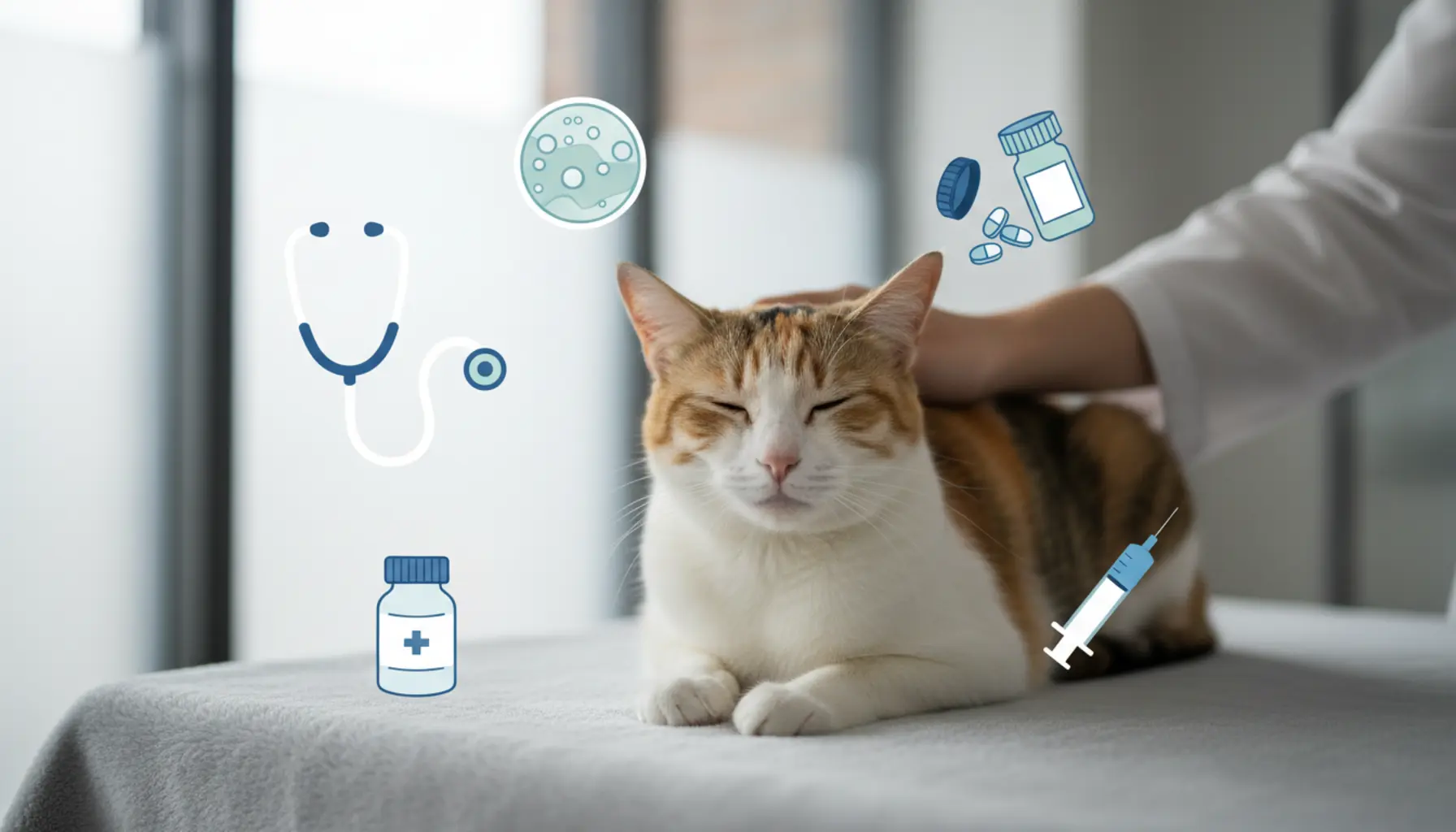 Cat geriatric profile during tests and senior cat health care