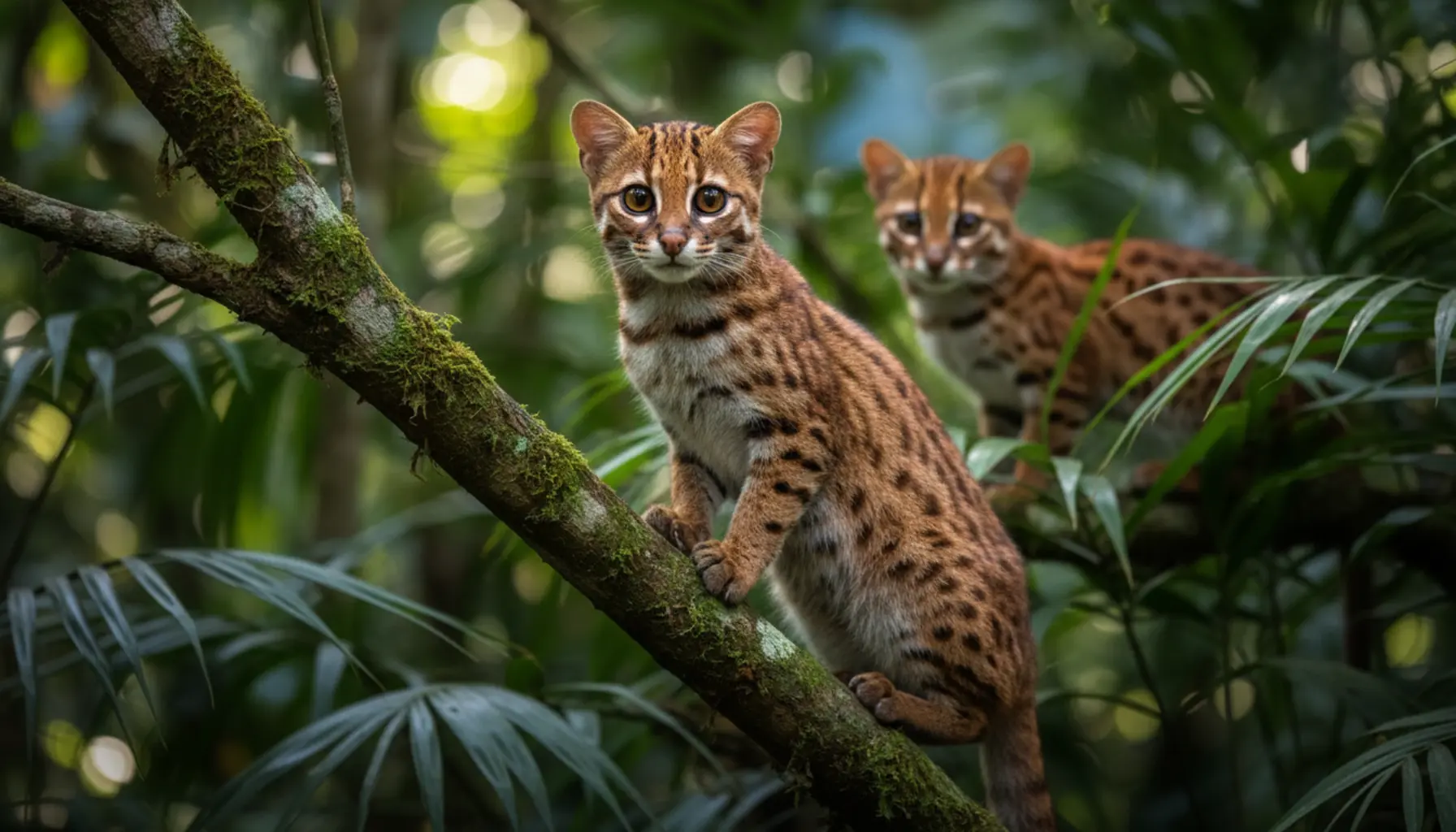 Rusty-spotted Cat curiosities facts habitat species protection photo