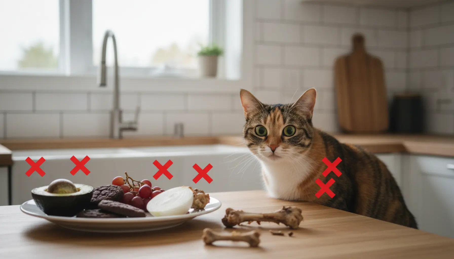The most dangerous foods for cats on your table