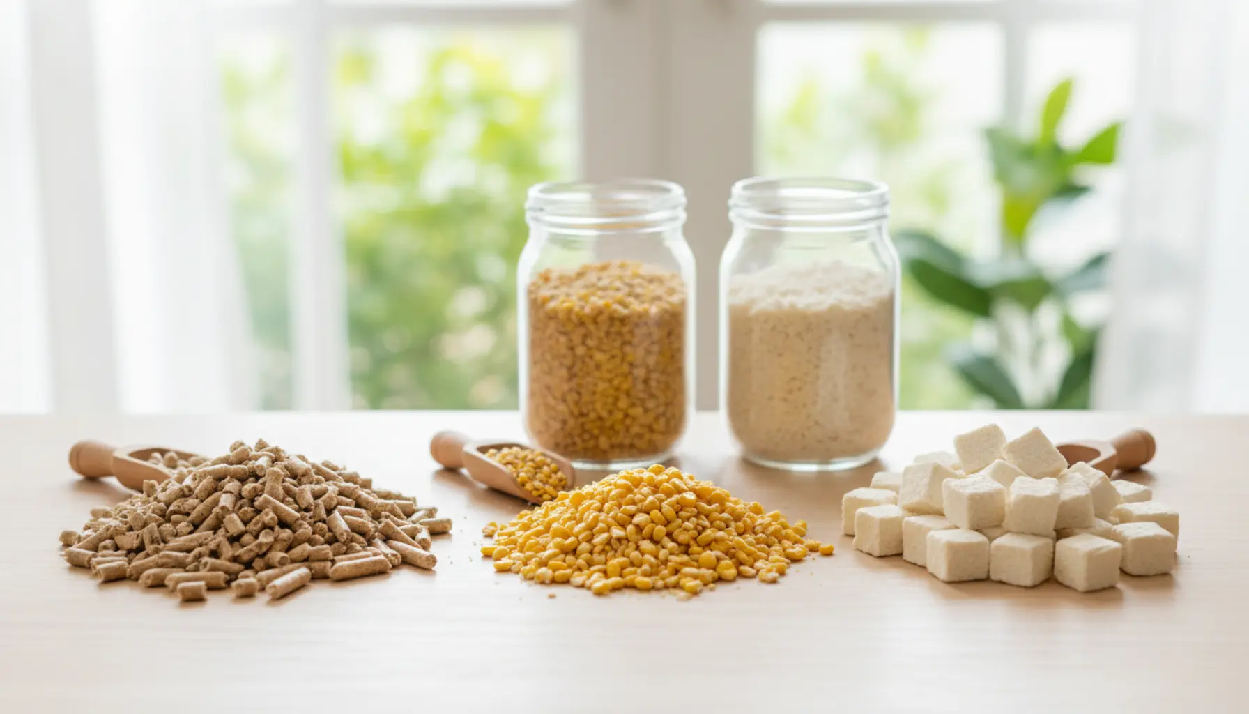 Tofu or corn litter for your cat's litter box – choose the best comfort